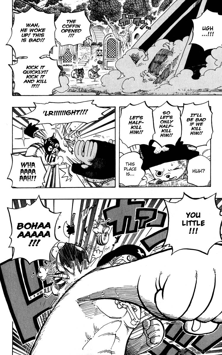 One Piece Chapter 451 page 8 - Chapter 451: Perona's Wonder Garden