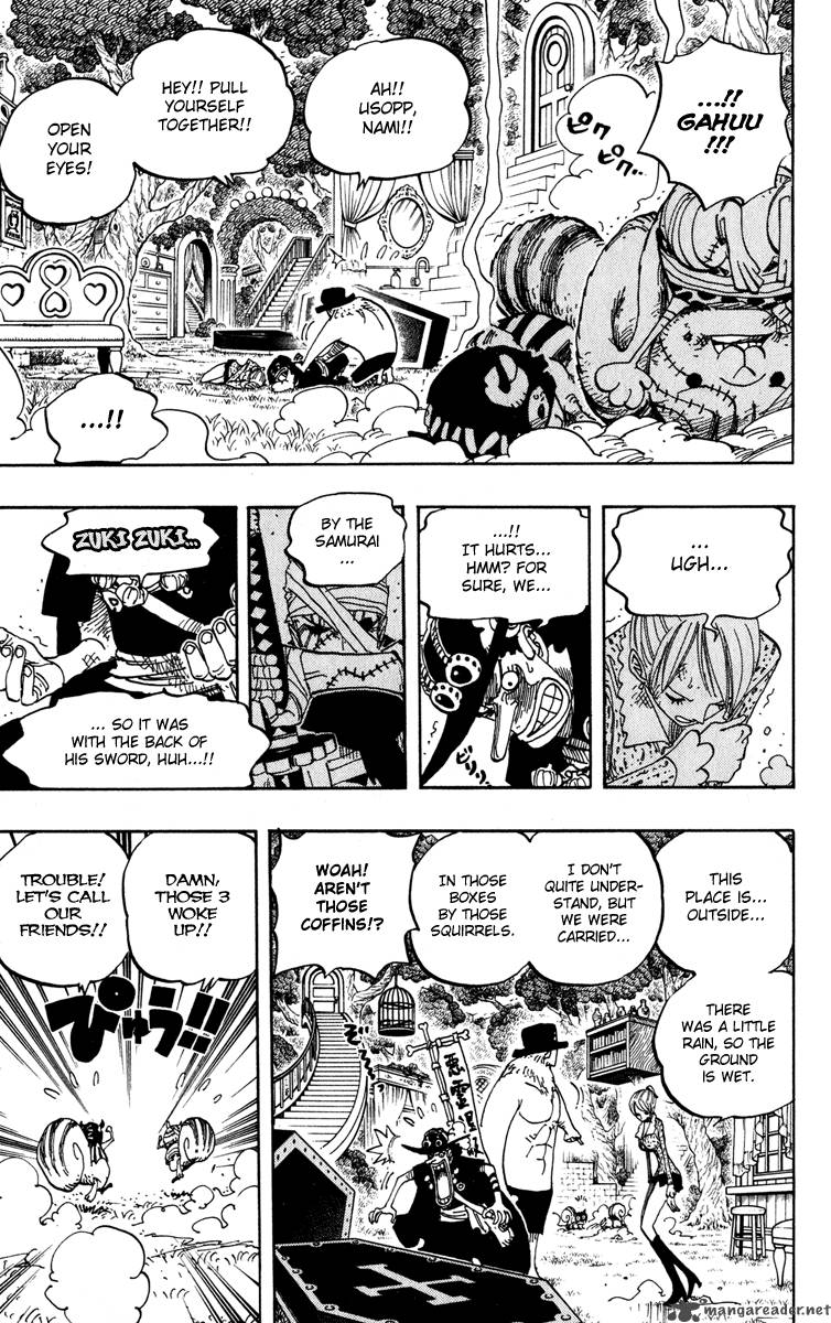 One Piece Chapter 451 page 9 - Chapter 451: Perona's Wonder Garden