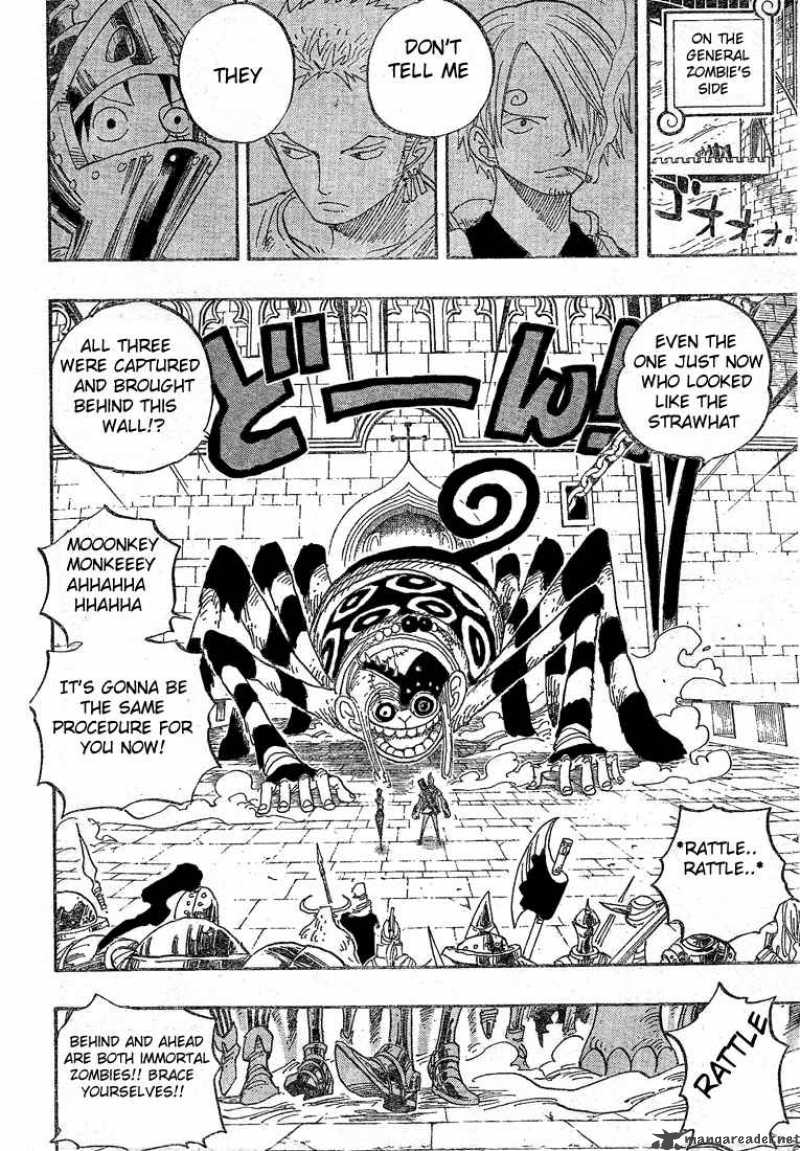 One Piece manga, chapter 453, page 13 of 22