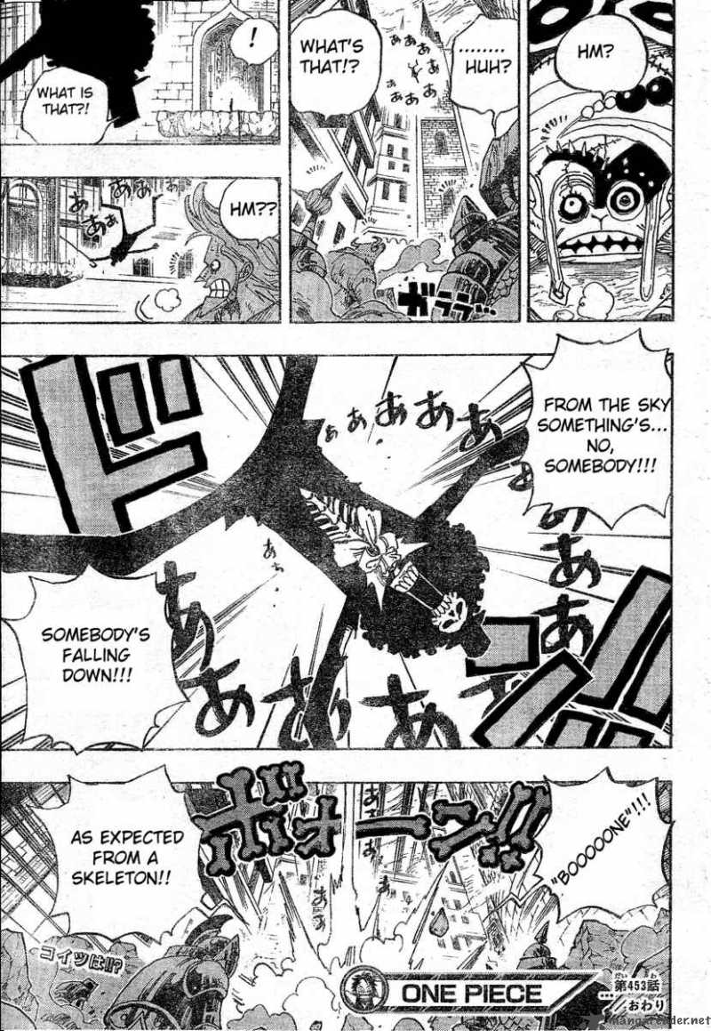 One Piece manga, chapter 453, page 19 of 22