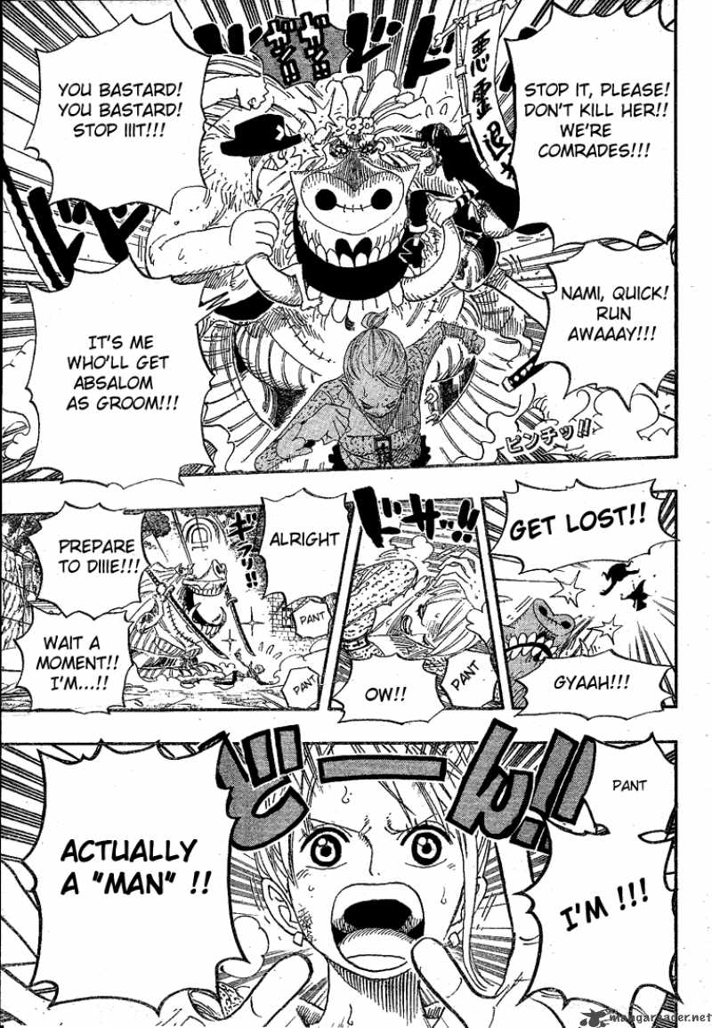 One Piece manga, chapter 454, page 3 of 21