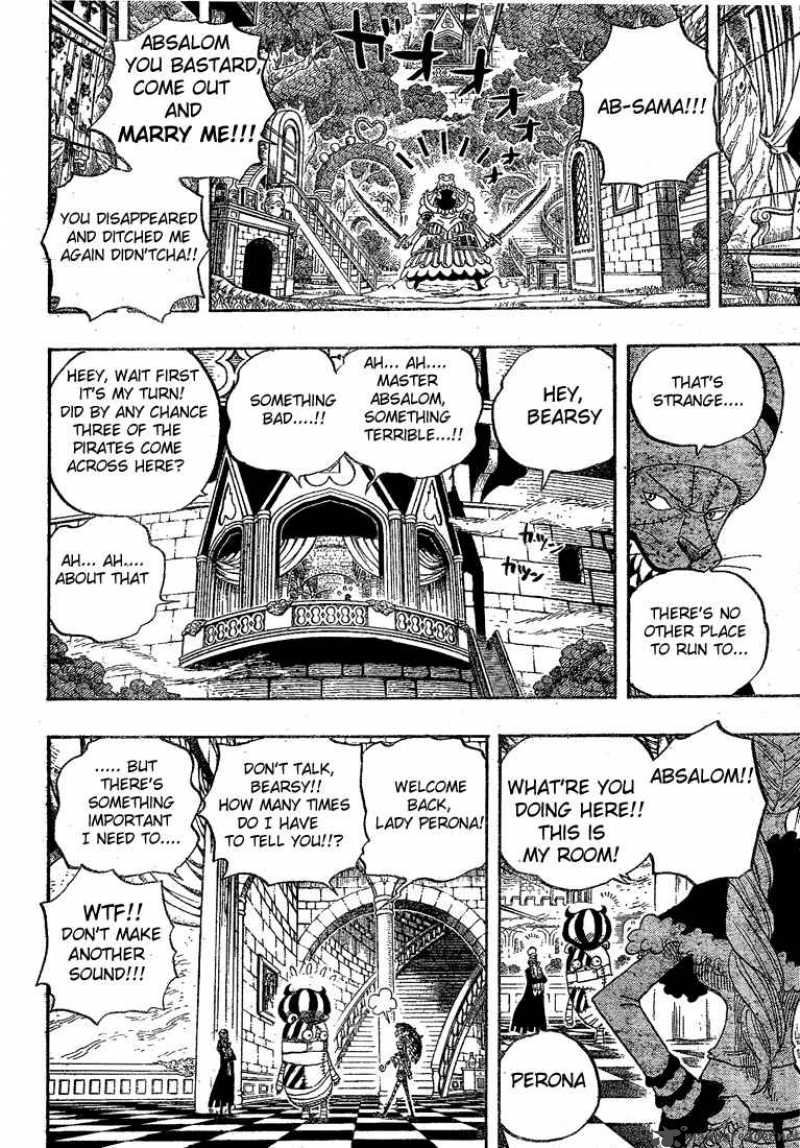One Piece manga, chapter 454, page 8 of 21