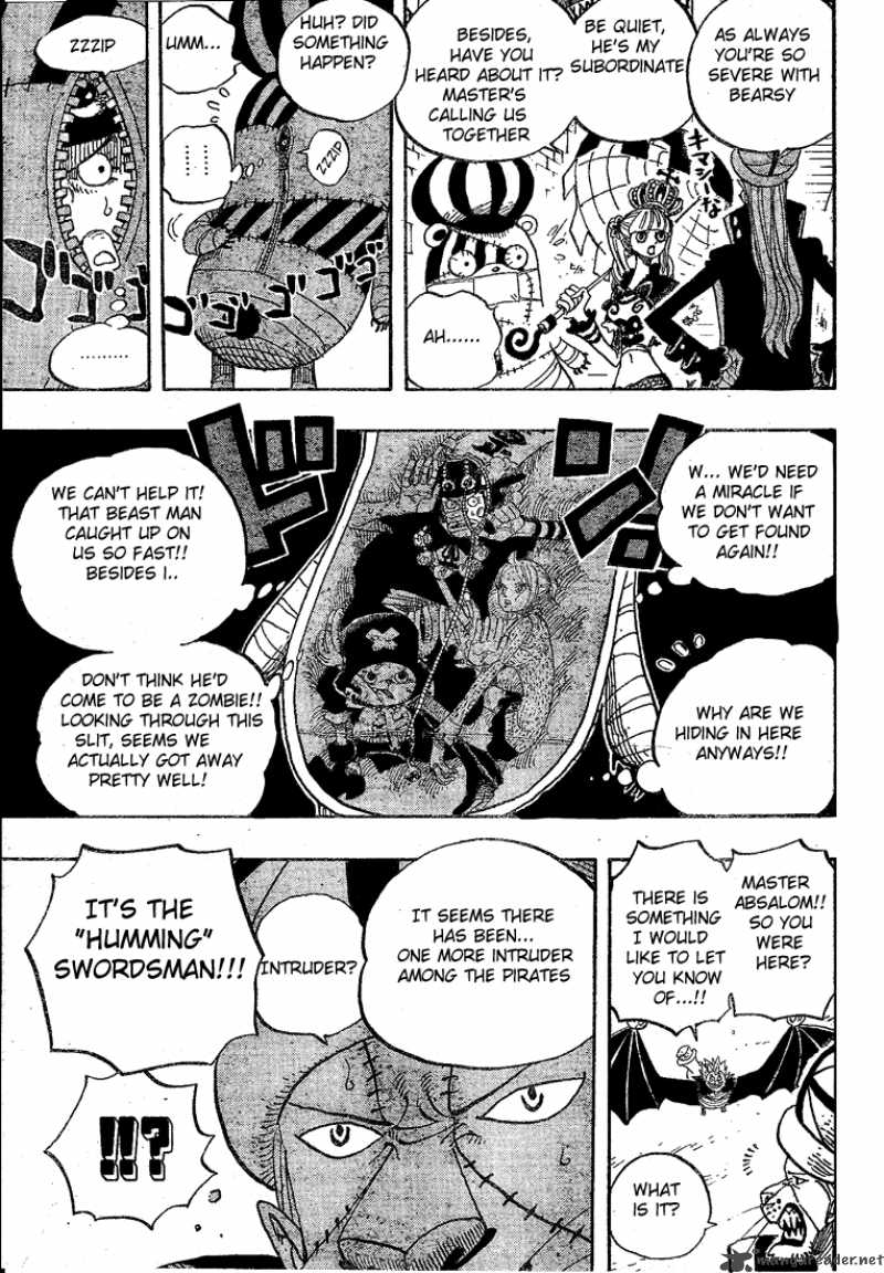 One Piece manga, chapter 454, page 9 of 21