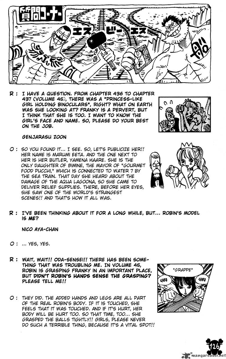 One Piece Chapter 455 page 19 - Chapter 455: Gecko Moria of the Seven Warlords of the Sea