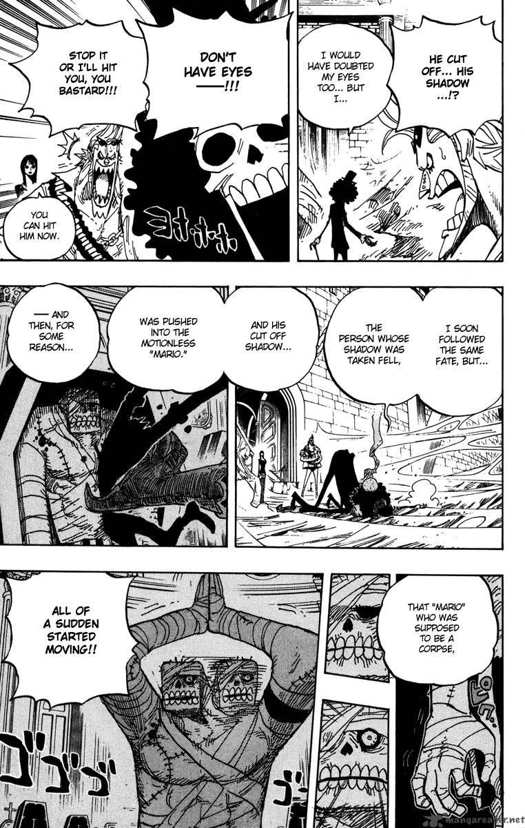 One Piece Chapter 455 page 7 - Chapter 455: Gecko Moria of the Seven Warlords of the Sea