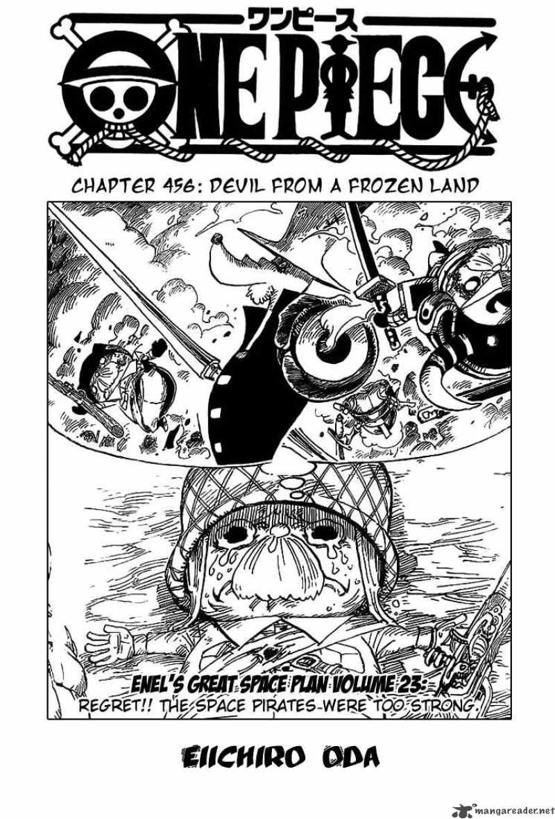 One Piece Chapter 456 page 1 - Chapter 456: Demon from the Land of Ice