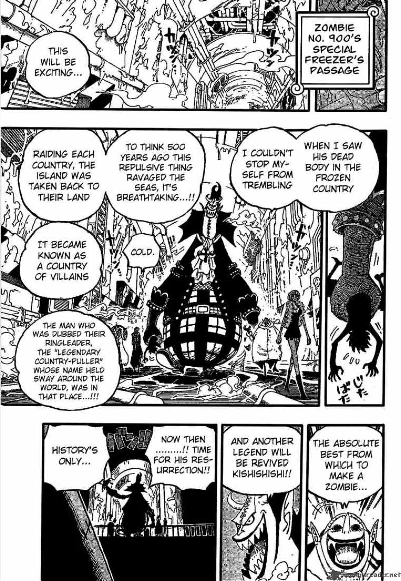 One Piece Chapter 456 page 17 - Chapter 456: Demon from the Land of Ice