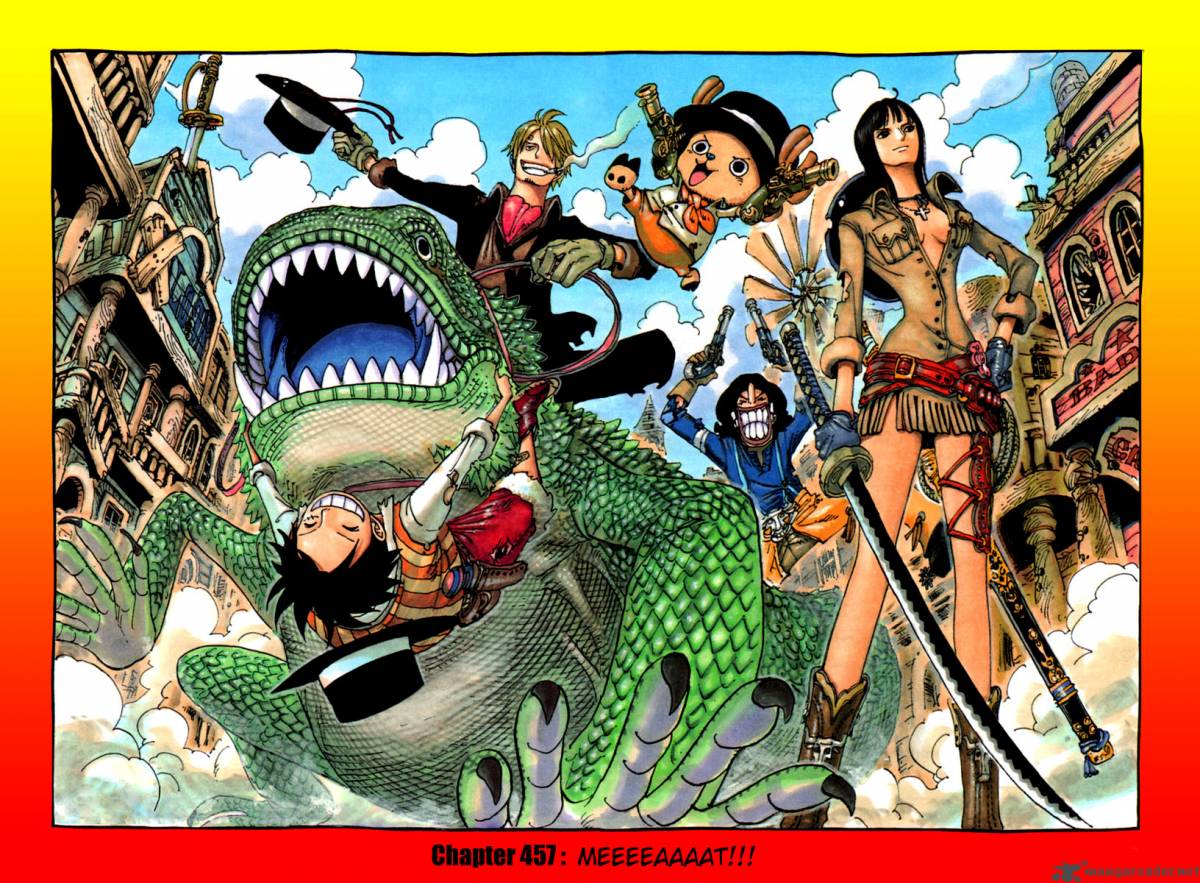 One Piece Chapter 457 page 1 - Chapter 457: Meeeeat!!!