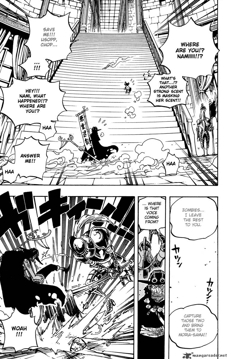 One Piece Chapter 457 page 17 - Chapter 457: Meeeeat!!!