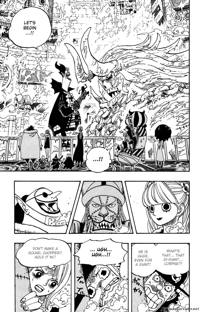 One Piece Chapter 457 page 3 - Chapter 457: Meeeeat!!!