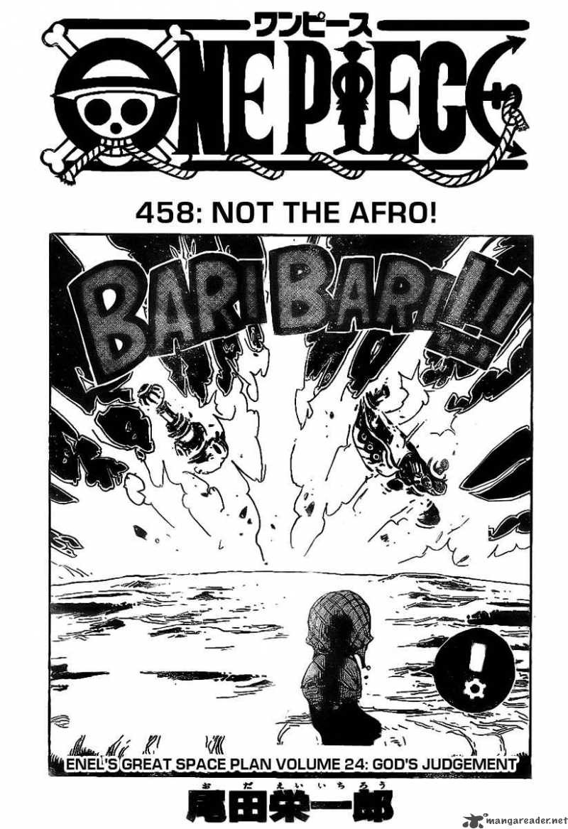 One Piece manga, chapter 458, page 2 of 22