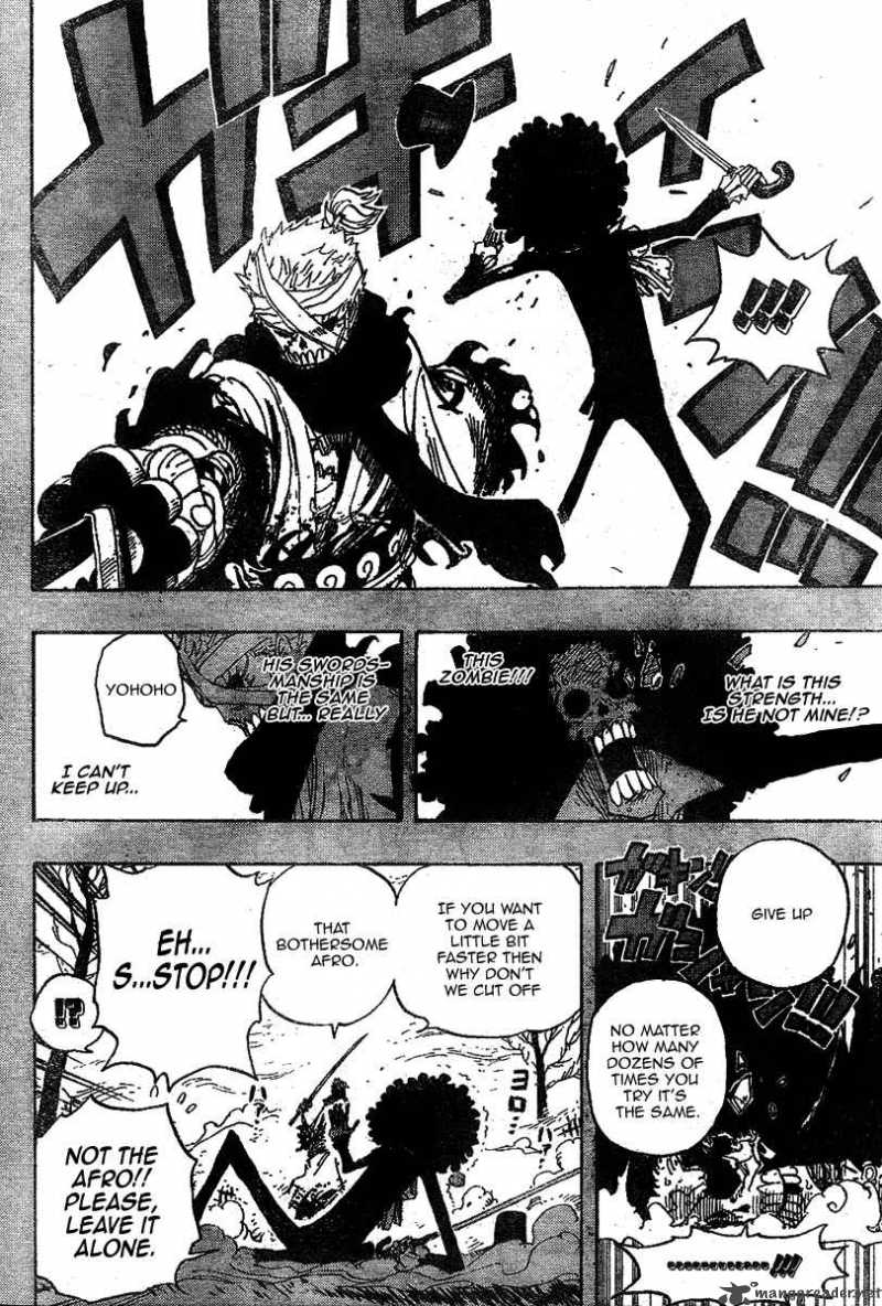 One Piece manga, chapter 458, page 12 of 22