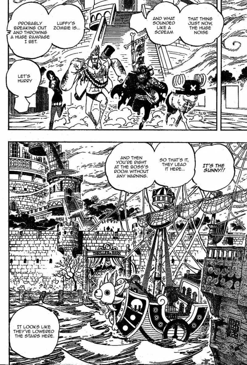 One Piece manga, chapter 458, page 16 of 22