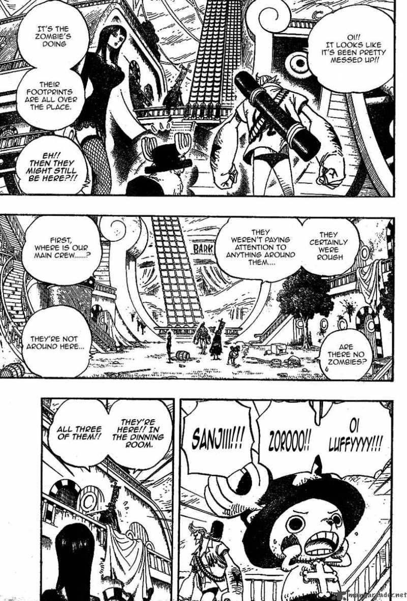 One Piece manga, chapter 458, page 17 of 22