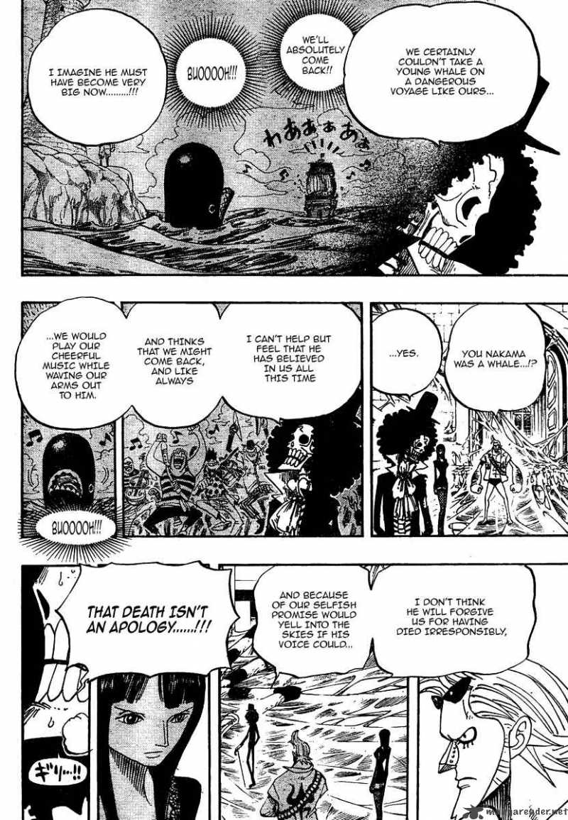 One Piece Chapter 459 page 10 - Chapter 459: Being Dead Isn't an Apology
