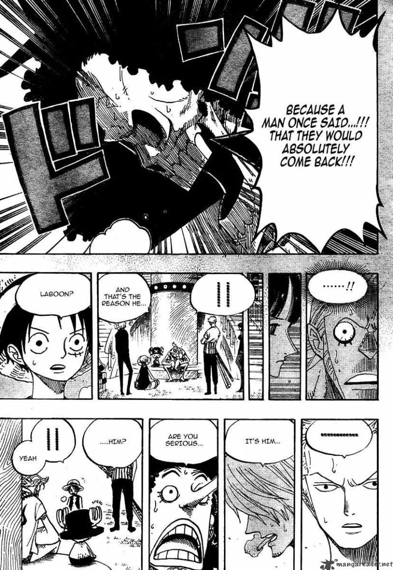 One Piece Chapter 459 page 11 - Chapter 459: Being Dead Isn't an Apology