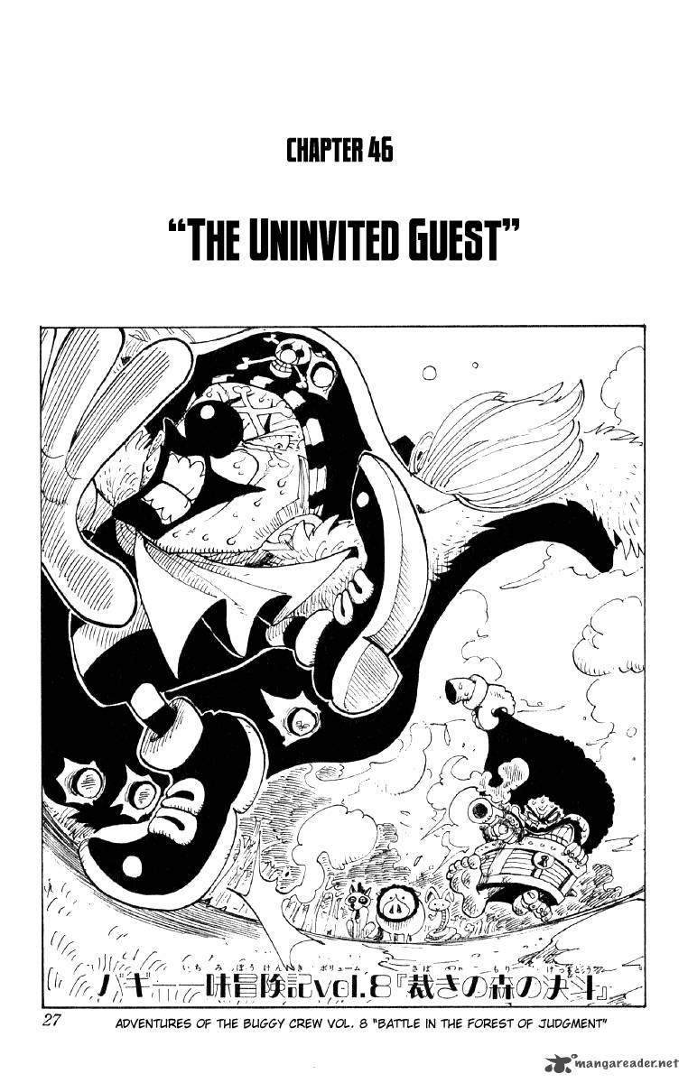 One Piece Chapter 46 page 1 - Chapter 46: An Uninvited Guest