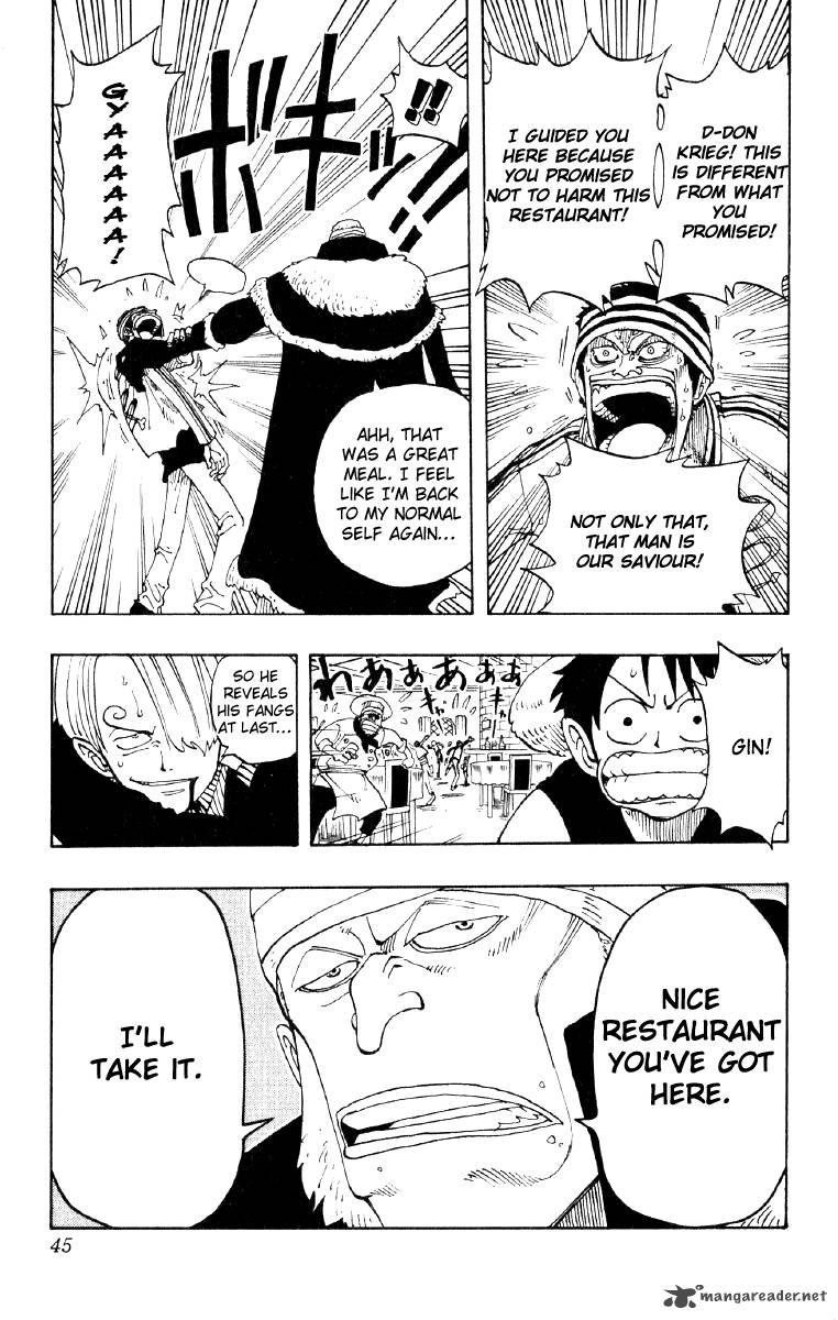 One Piece Chapter 46 page 19 - Chapter 46: An Uninvited Guest