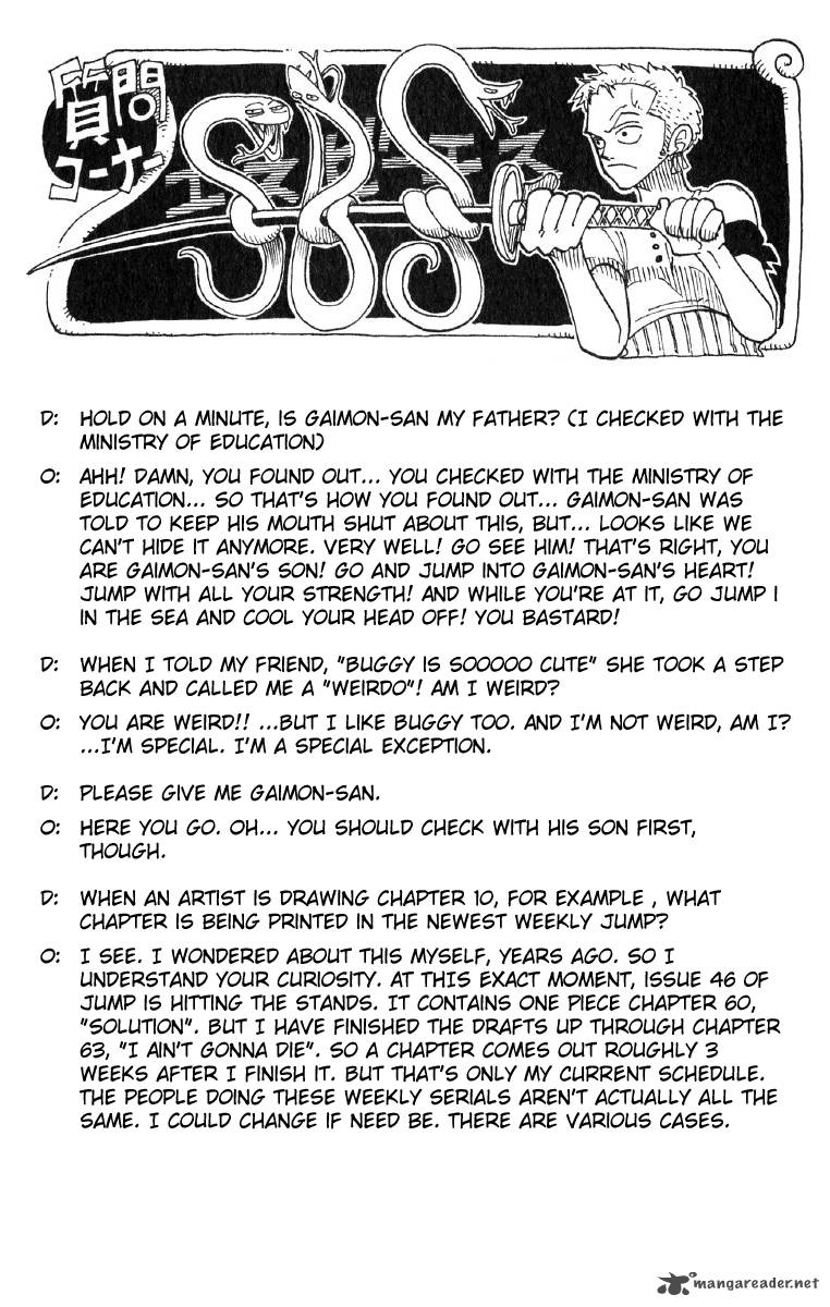One Piece Chapter 46 page 20 - Chapter 46: An Uninvited Guest