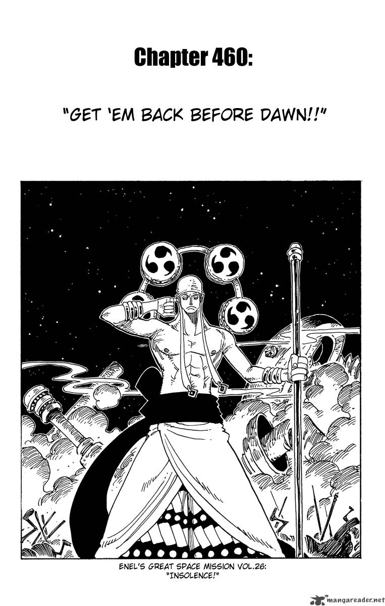One Piece Chapter 460 page 10 - Chapter 460: Get Back Before Dawn!!