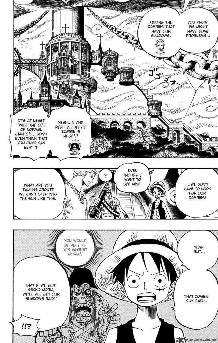 One Piece Chapter 460 page 11 - Chapter 460: Get Back Before Dawn!!