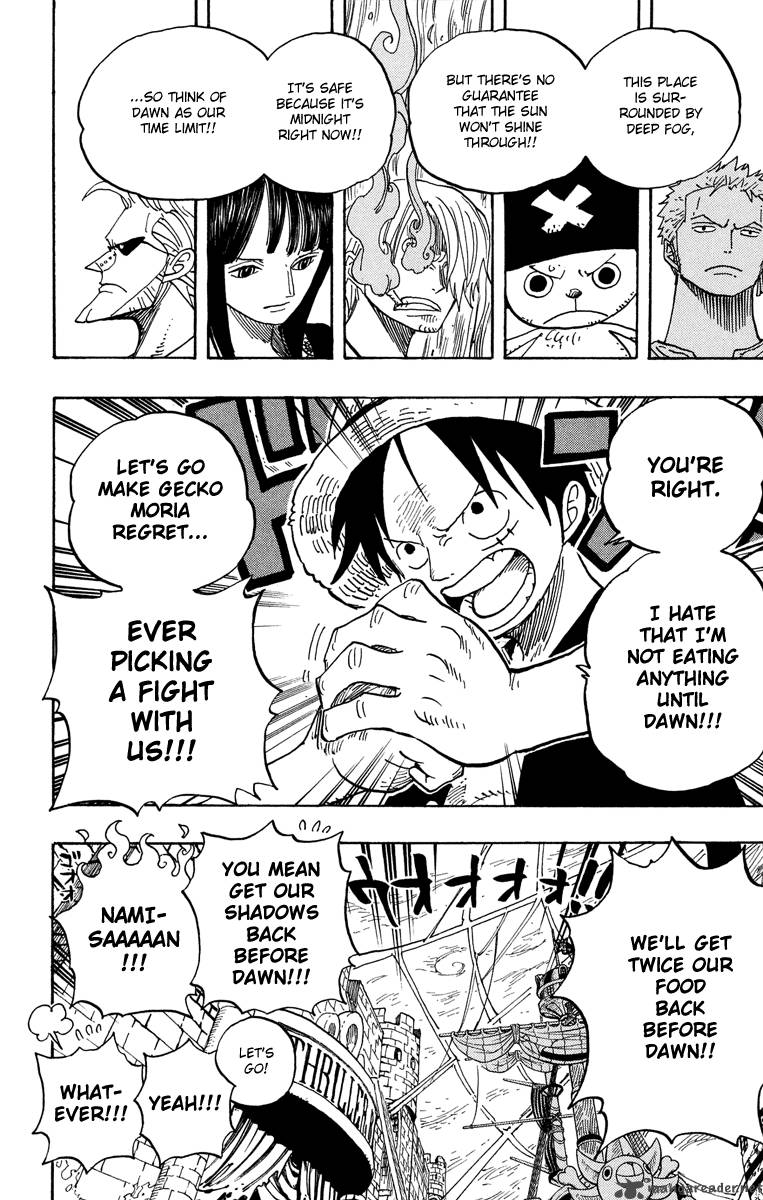 One Piece Chapter 460 page 15 - Chapter 460: Get Back Before Dawn!!