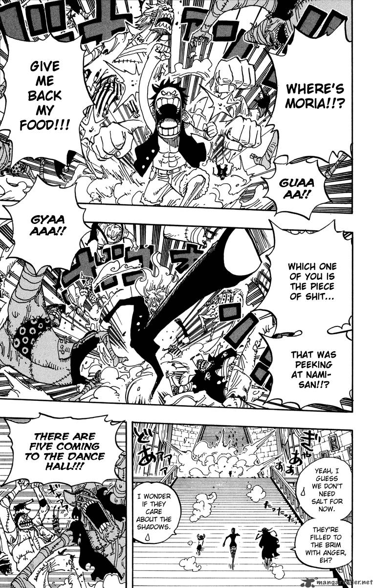 One Piece Chapter 460 page 22 - Chapter 460: Get Back Before Dawn!!