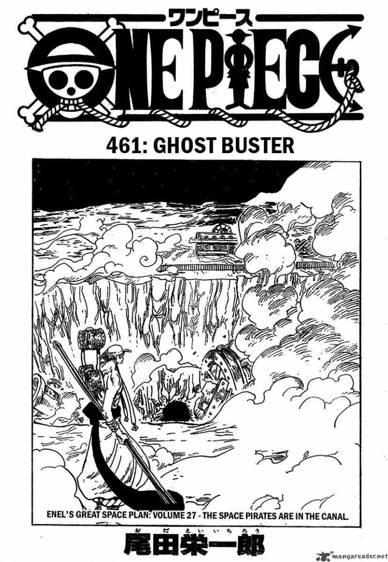 One Piece Chapter 461 page 1 - Chapter 461: Ghost Buster