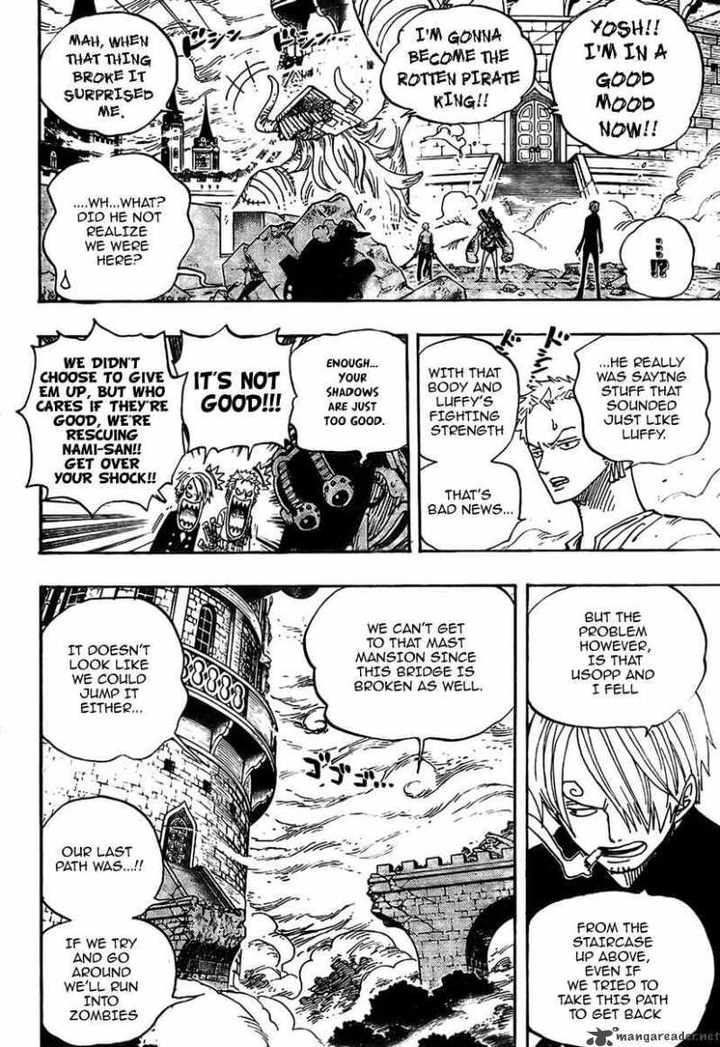 One Piece Chapter 461 page 10 - Chapter 461: Ghost Buster