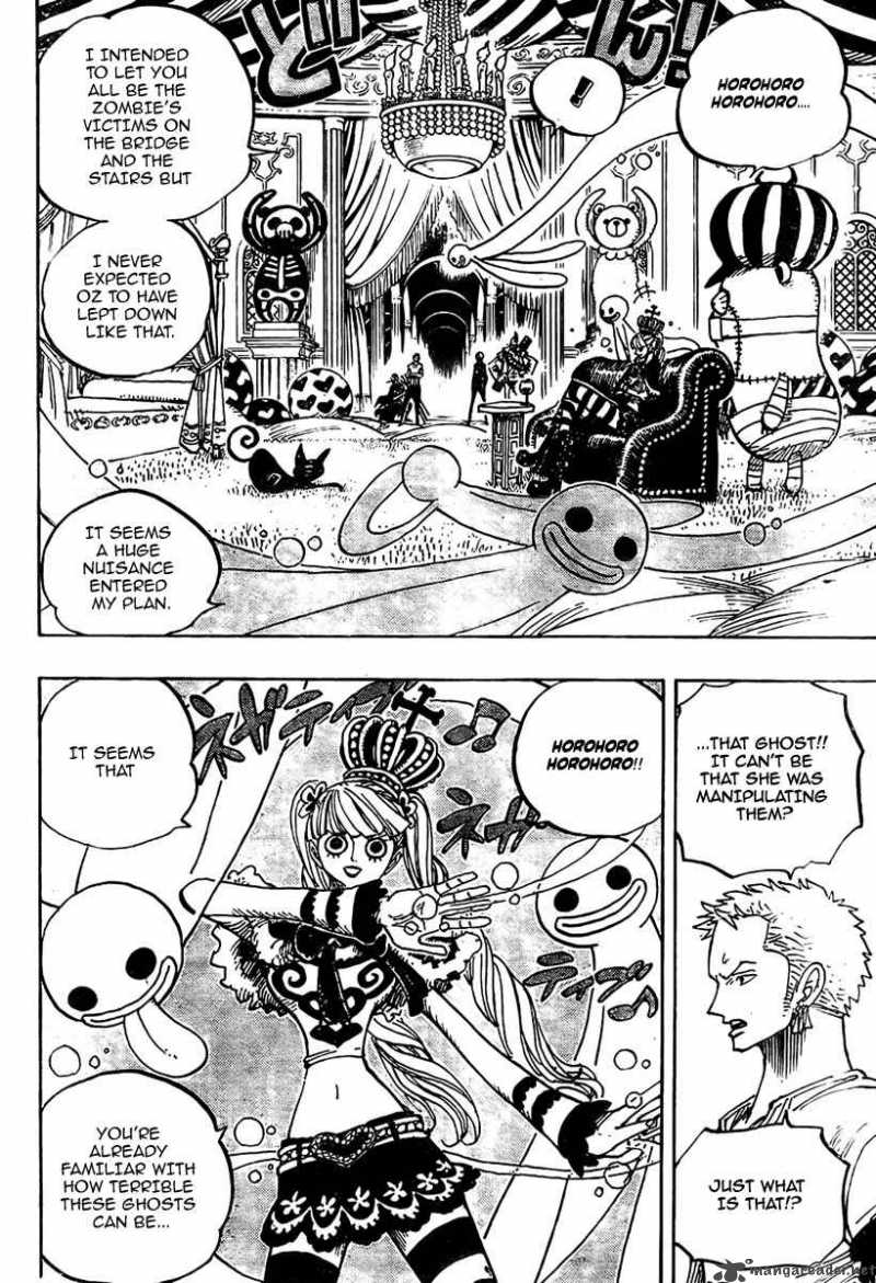 One Piece Chapter 461 page 12 - Chapter 461: Ghost Buster