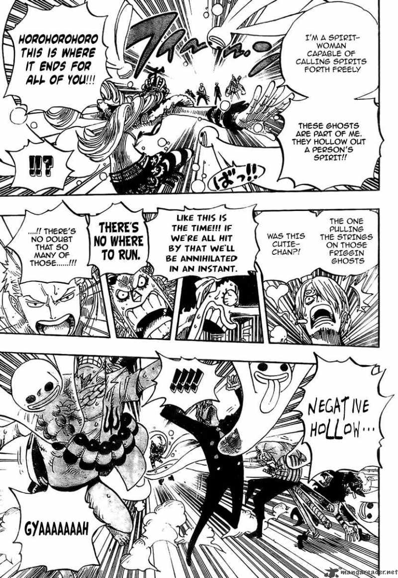 One Piece Chapter 461 page 13 - Chapter 461: Ghost Buster