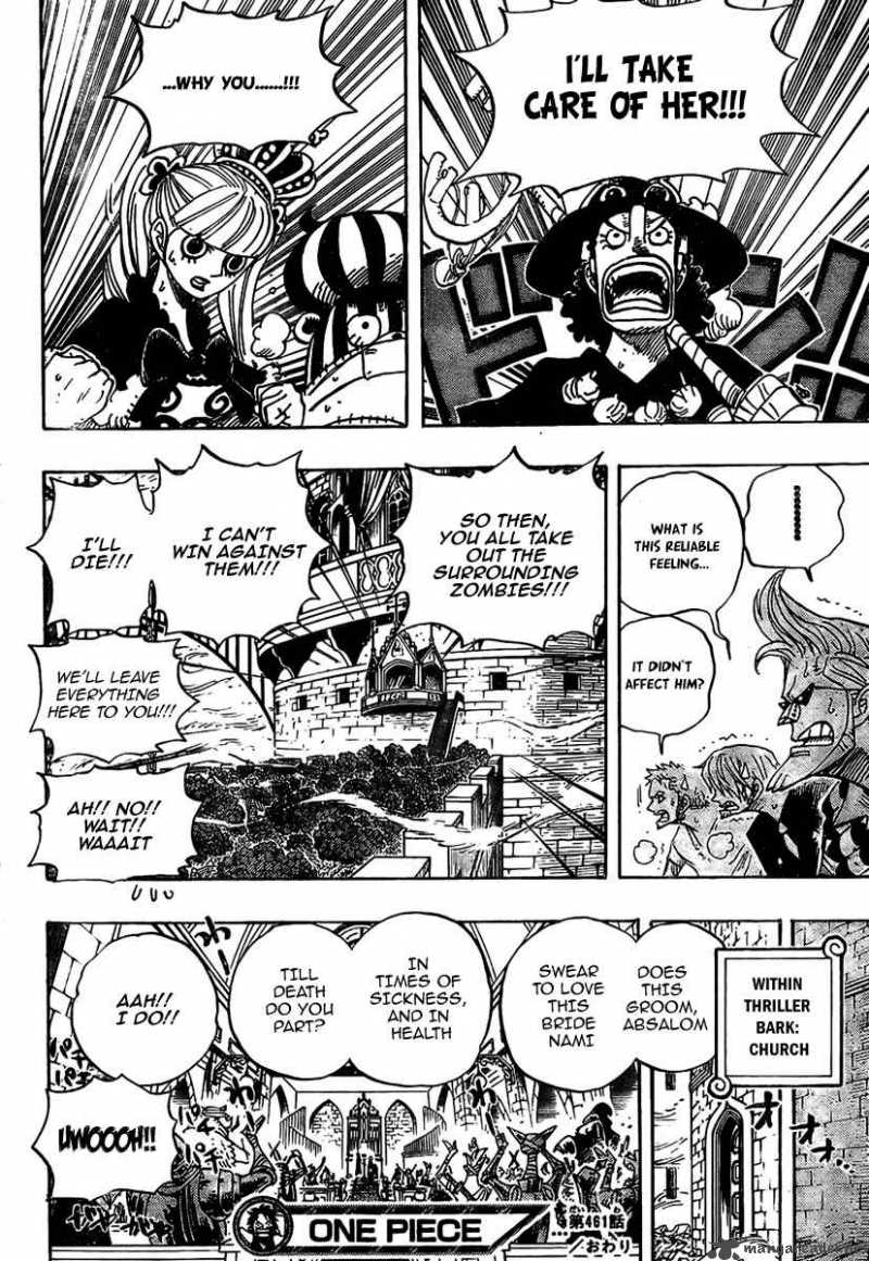 One Piece Chapter 461 page 18 - Chapter 461: Ghost Buster