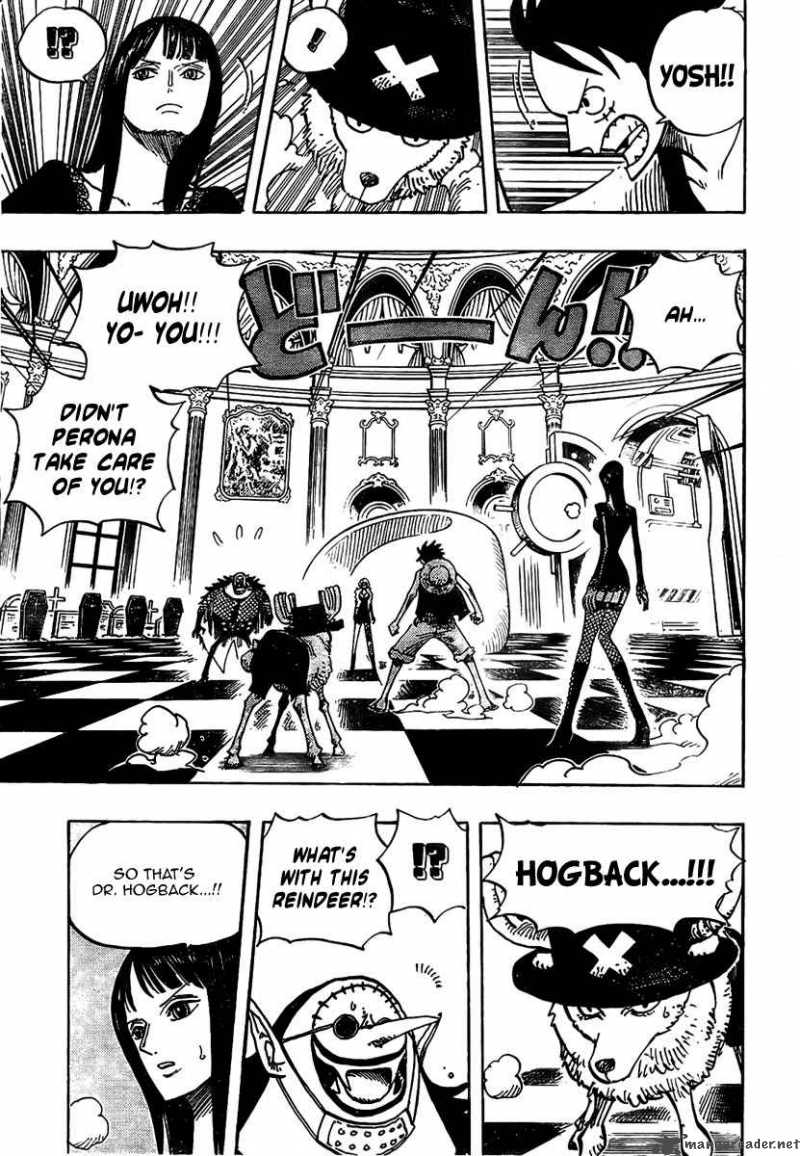 One Piece Chapter 461 page 3 - Chapter 461: Ghost Buster