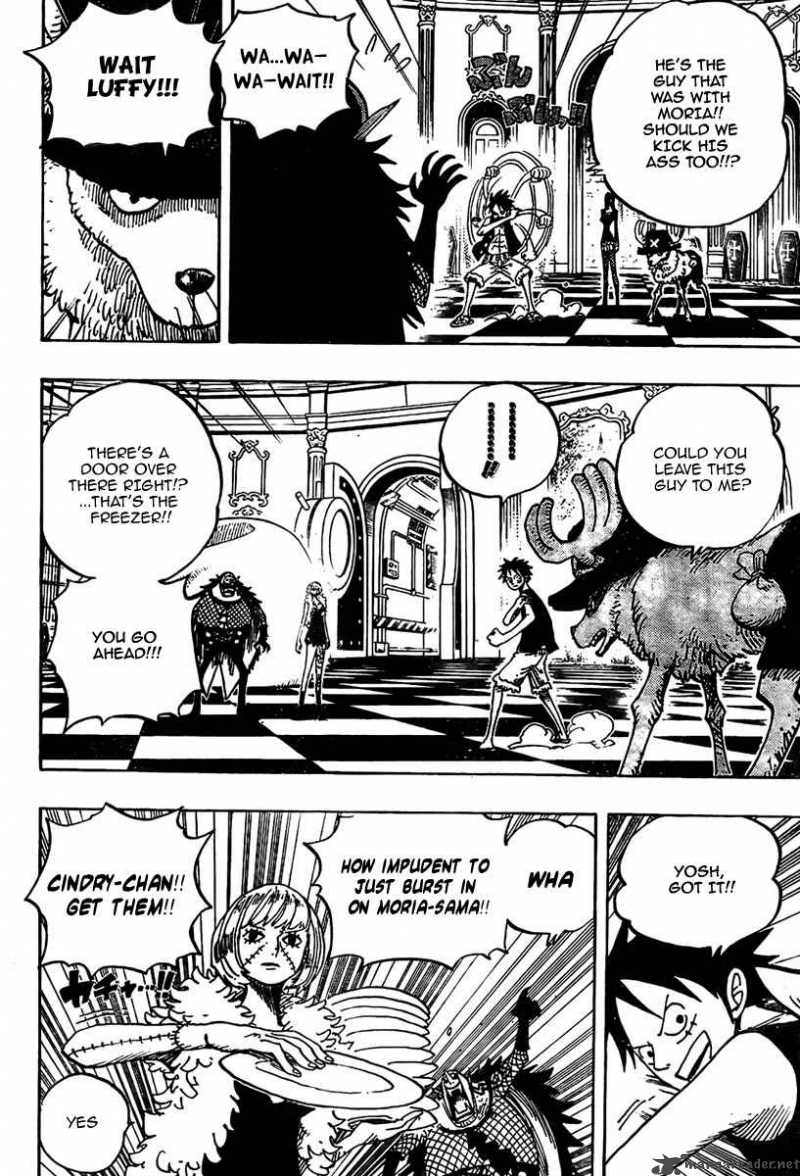 One Piece Chapter 461 page 4 - Chapter 461: Ghost Buster