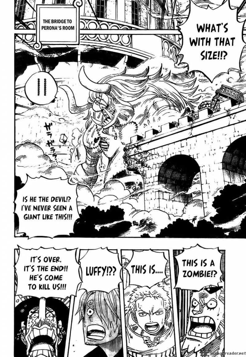 One Piece Chapter 461 page 8 - Chapter 461: Ghost Buster