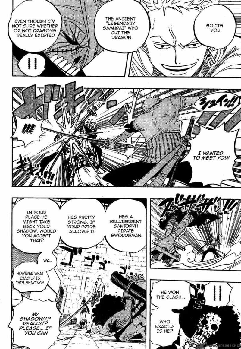 One Piece Chapter 462 page 12 - Chapter 462: Adventures of Oars
