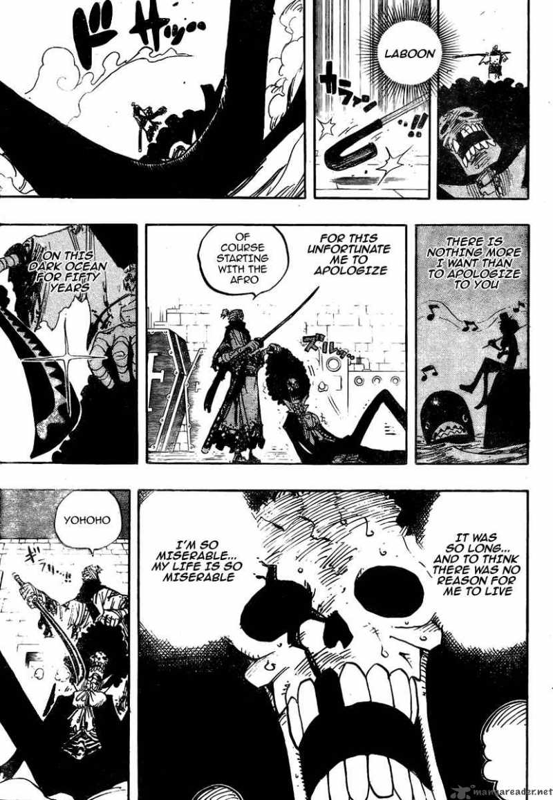 One Piece Chapter 462 page 9 - Chapter 462: Adventures of Oars
