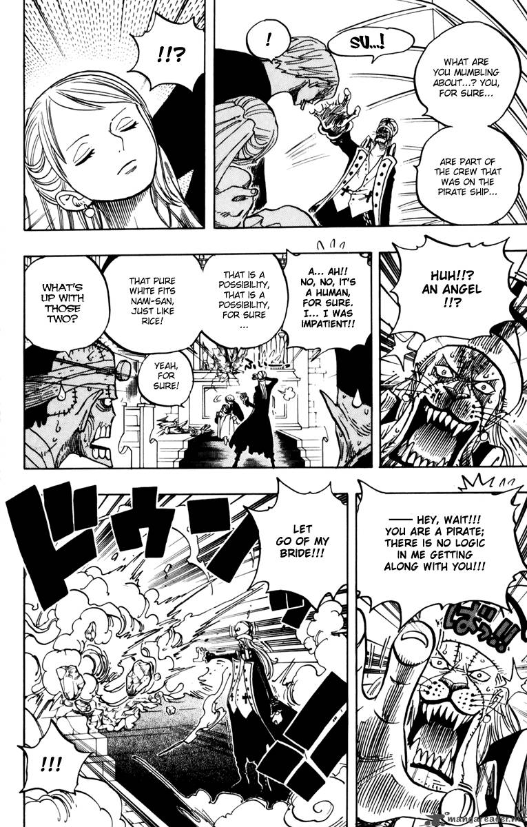 One Piece Chapter 463 page 12 - Chapter 463: Pirate Sanji vs Mysterious Absalom