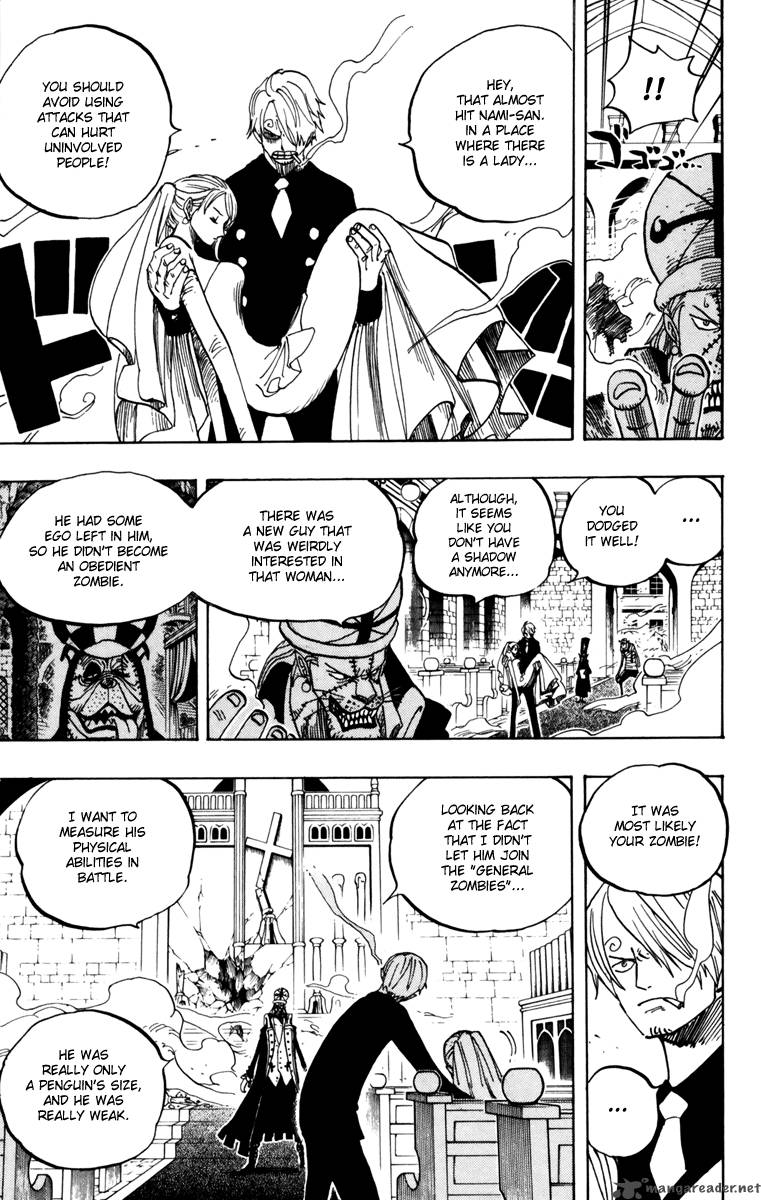 One Piece Chapter 463 page 13 - Chapter 463: Pirate Sanji vs Mysterious Absalom