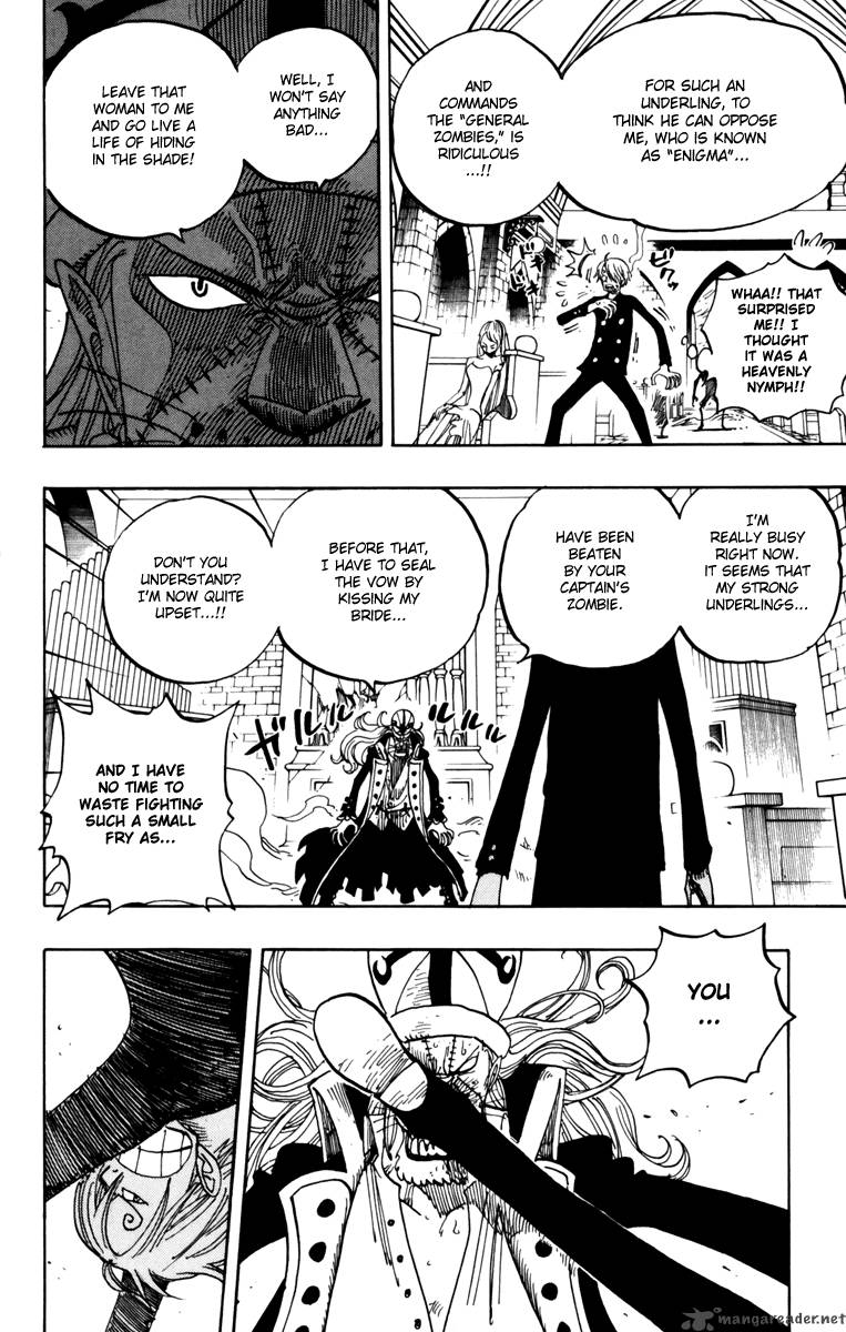 One Piece Chapter 463 page 14 - Chapter 463: Pirate Sanji vs Mysterious Absalom