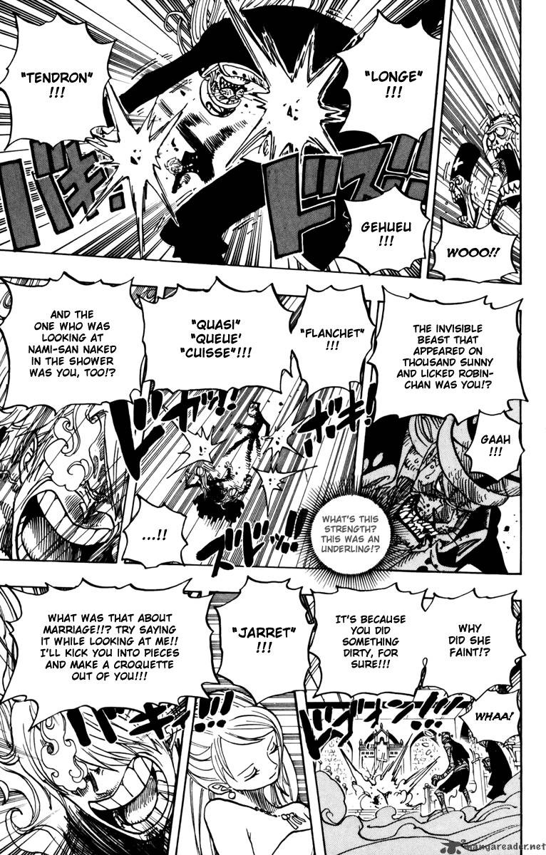 One Piece Chapter 463 page 17 - Chapter 463: Pirate Sanji vs Mysterious Absalom