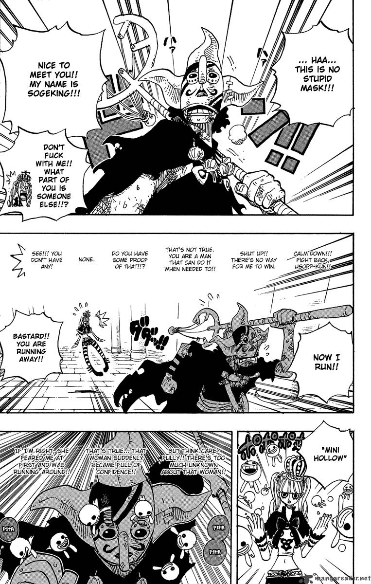 One Piece Chapter 465 page 17 - Chapter 465: Pirate Usopp vs Princess Perona