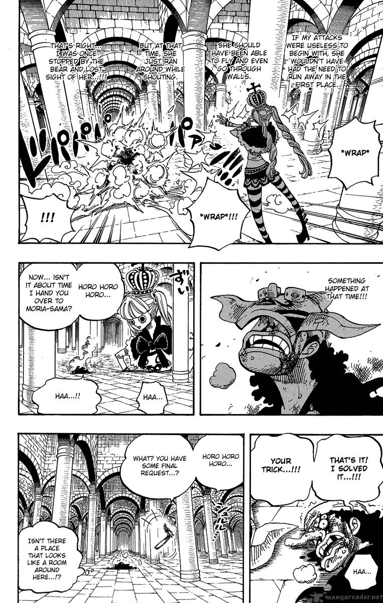 One Piece Chapter 465 page 18 - Chapter 465: Pirate Usopp vs Princess Perona
