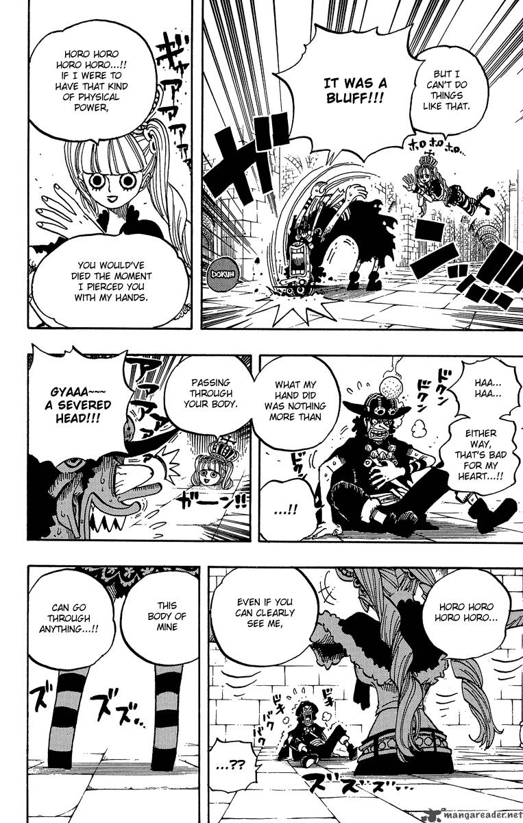 One Piece Chapter 465 page 8 - Chapter 465: Pirate Usopp vs Princess Perona