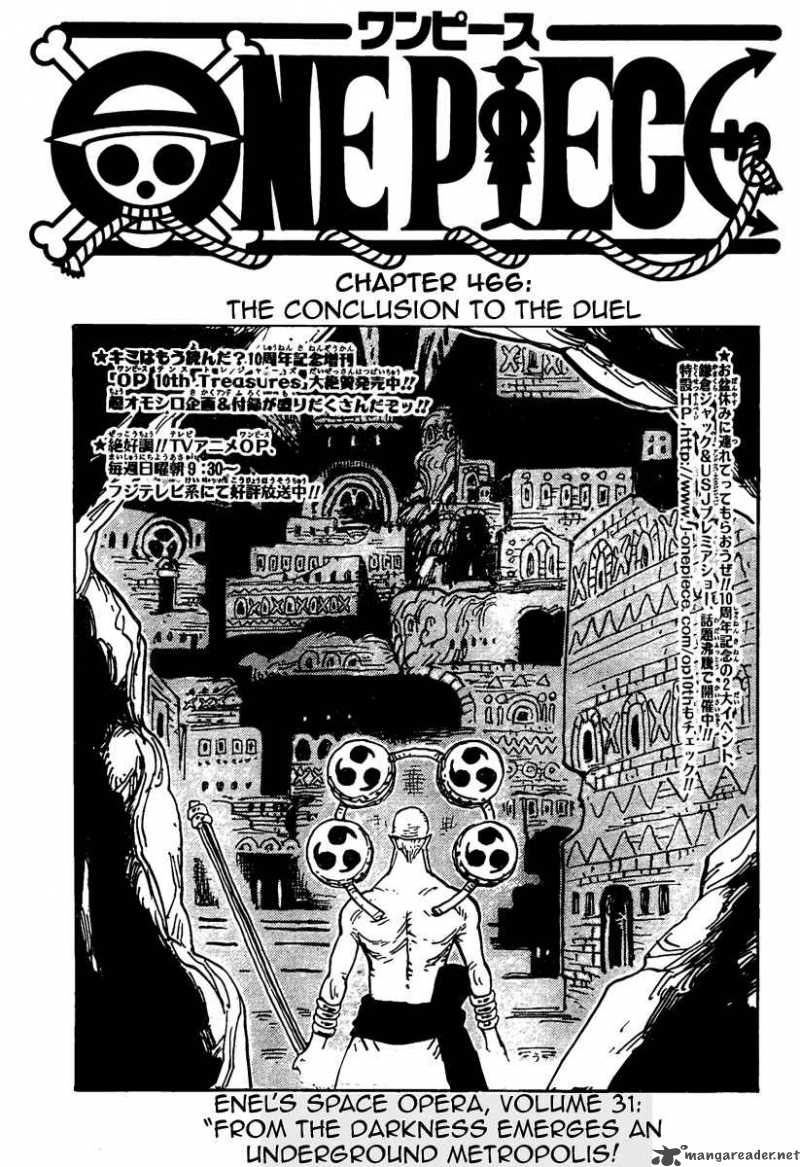 One Piece manga, chapter 466, page 2 of 23