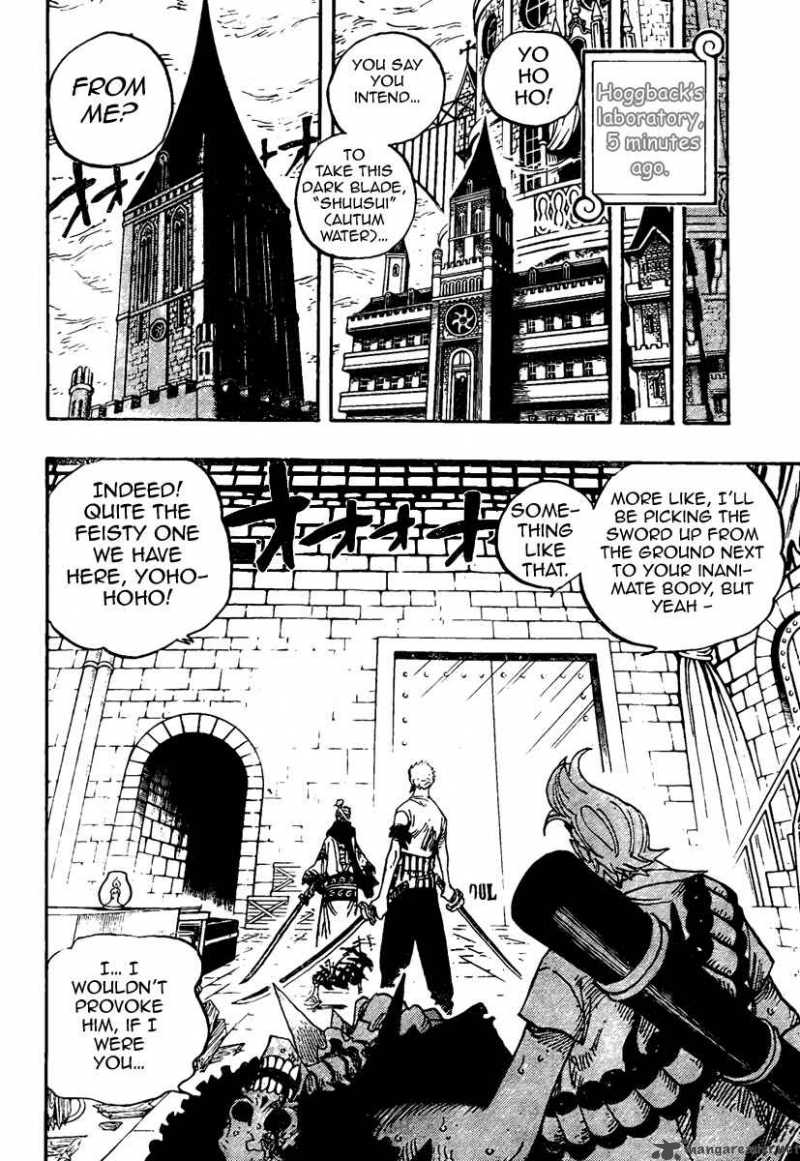 One Piece manga, chapter 466, page 17 of 23