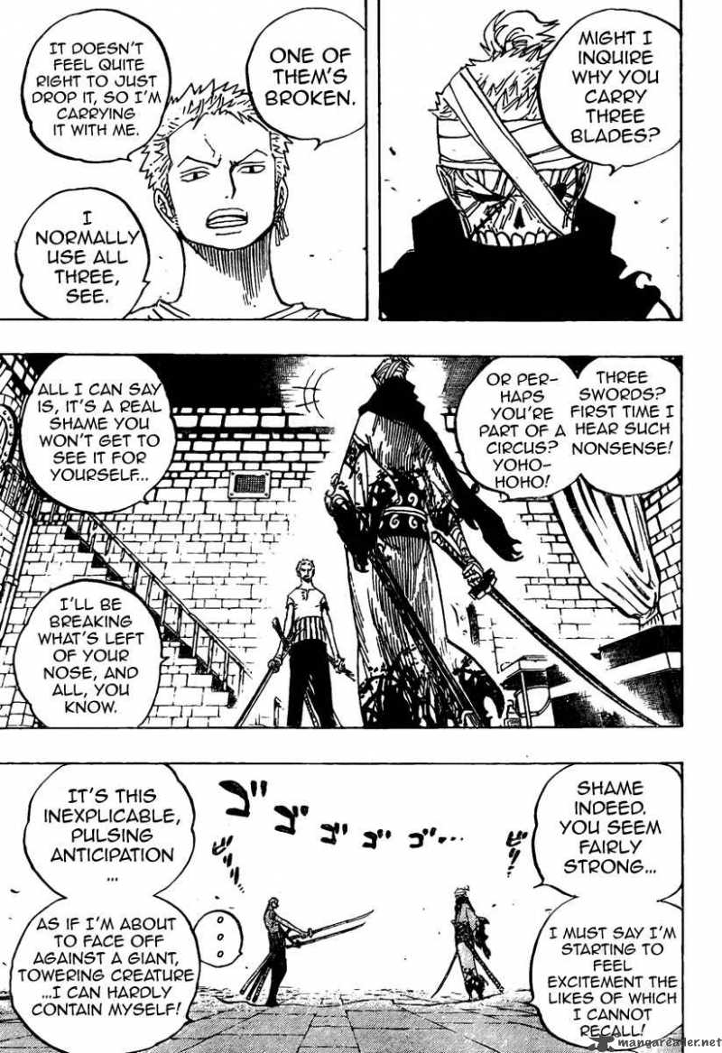 One Piece manga, chapter 466, page 18 of 23