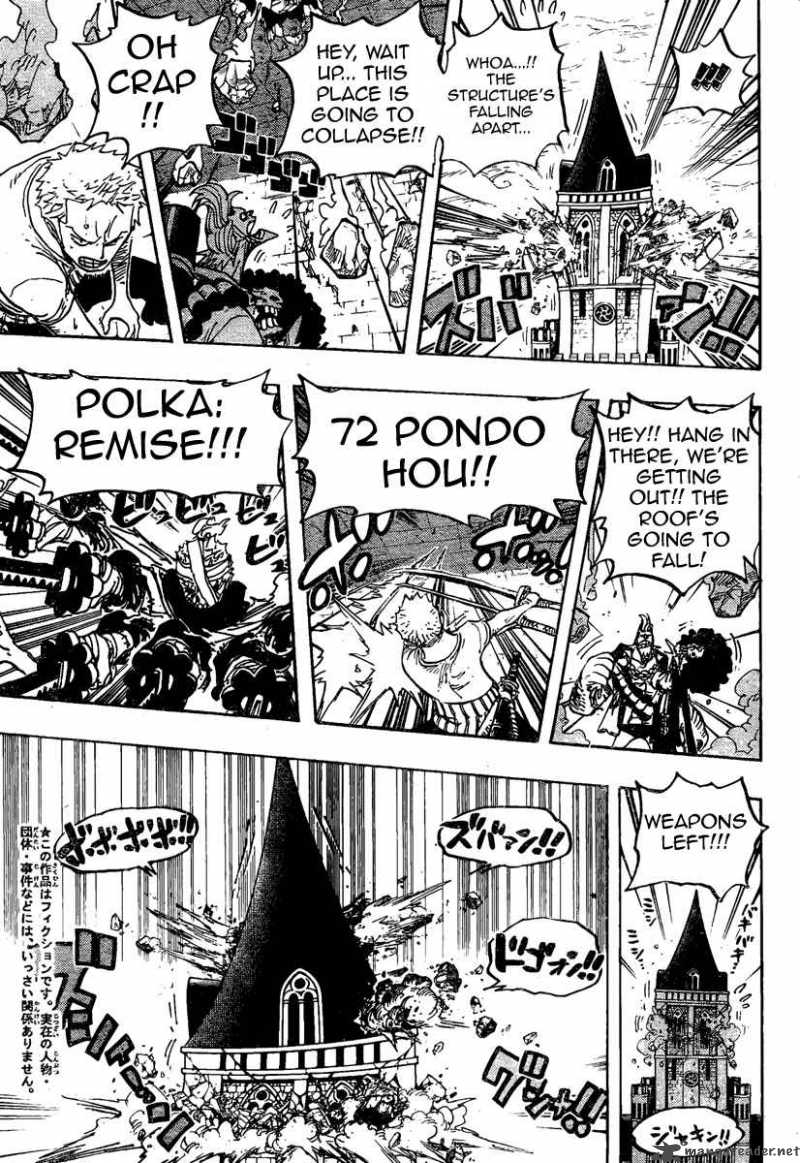 One Piece Chapter 467 page 7 - Chapter 467: Pirate Zoro vs Samurai Ryuma