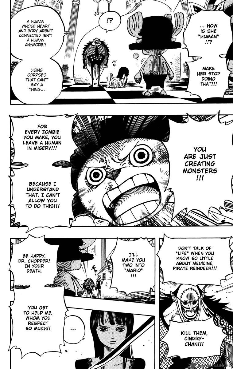 One Piece Chapter 468 page 10 - Chapter 468: Pirate Chopper vs Mysterious Hogback