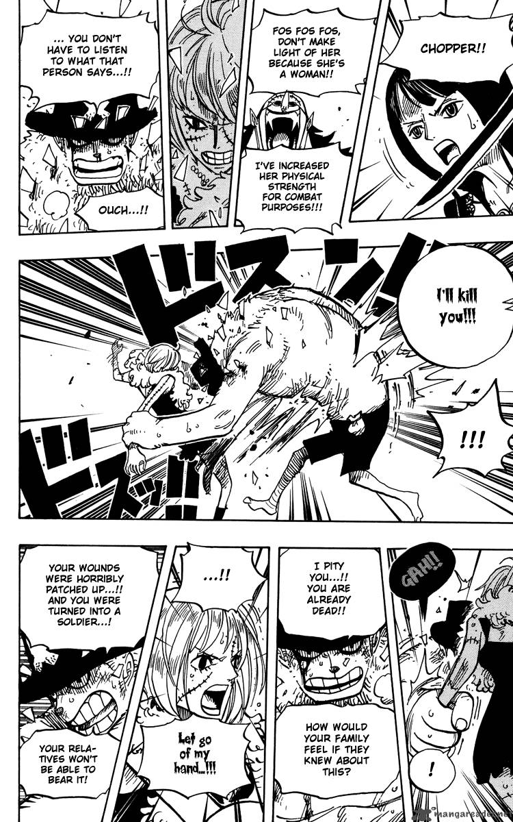 One Piece Chapter 468 page 12 - Chapter 468: Pirate Chopper vs Mysterious Hogback